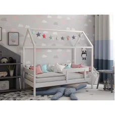 Children's bed Scandi, white